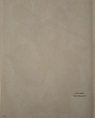 Joan Miró. Litografia original II. Maeght. 1972