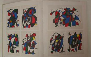 Joan Miró. Litografia original II. Maeght. 1972