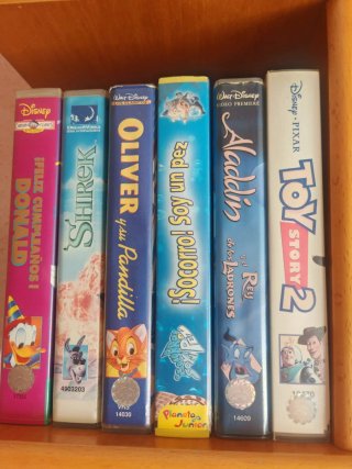 Películas VHS Disney Clásicos (Español)