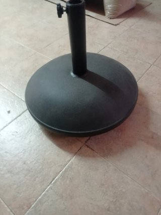 Soporte Sombrilla Negro Nuevo