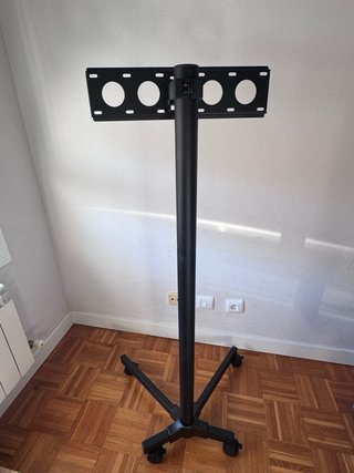 Soporte TV con Ruedas Negro