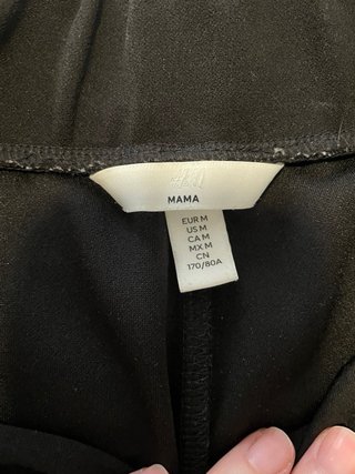 Pantalones premamá embarazo negro y azul