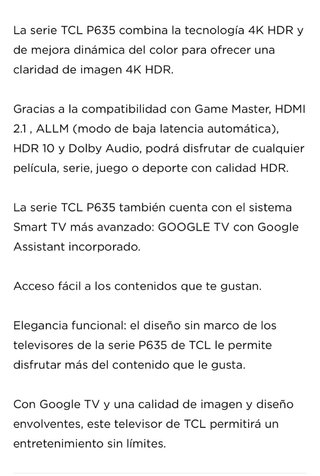 Televisor TCL 55 Smart TV