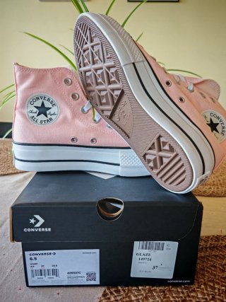 Converse Plataforma Rosa Talla 37
