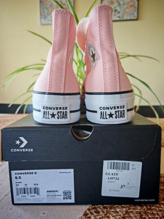 Converse Plataforma Rosa Talla 37