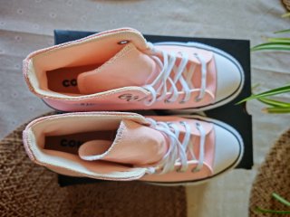 Converse Plataforma Rosa Talla 37