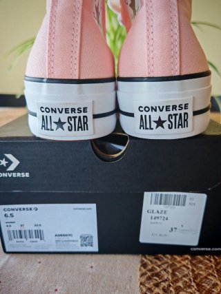 Converse Plataforma Rosa Talla 37