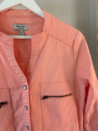 Vestido naranja Corte Inglés Talla S