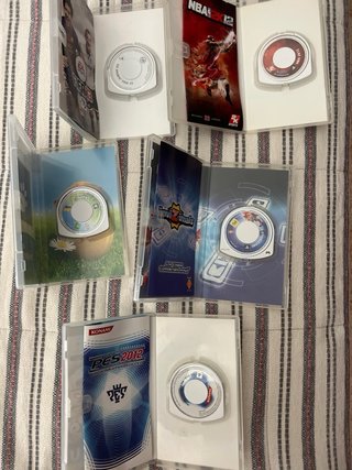 Lote 7 Juegos PSP: FIFA, PES, NBA 2K, EyePet