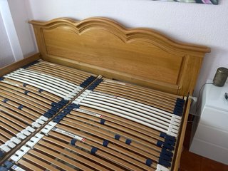 Cama madera 200x200 + cómoda