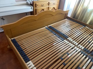 Cama madera 200x200 + cómoda