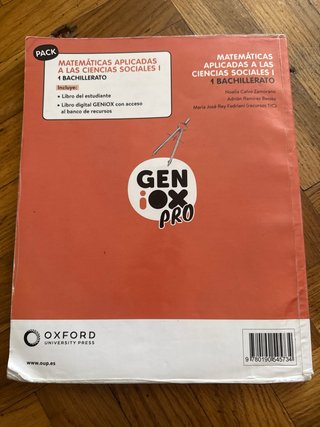 Matemáticas aplicadas a las Ciencias Sociales I...