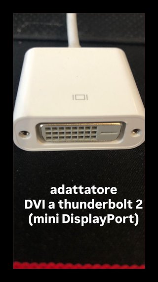 Adattatore Apple DVI a Thunderbolt 2