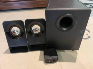 Altavoces Logitech 2.1 Negro
