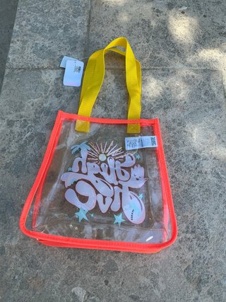 Bolsa de playa transparente Accessorize