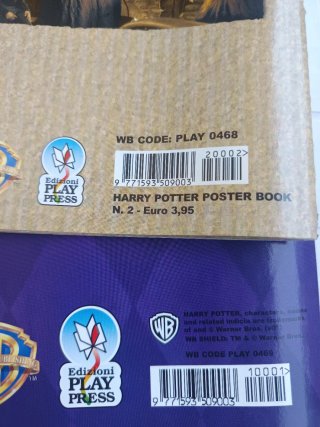 Harry Potter Poster book 2001 Play Press ITA