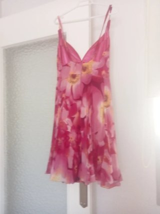 Vestido italiano tonos fucsia