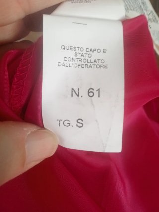 Vestido italiano tonos fucsia