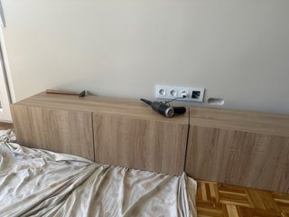 Mueble TV Colgante Blanco 200cm.
