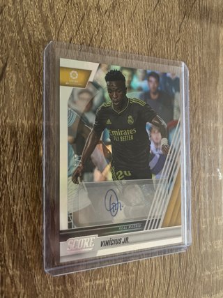 Cromo Vinicius Jr. Panini Score Autógrafo 1/3