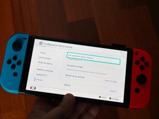 Nintendo Switch OLED Azul original