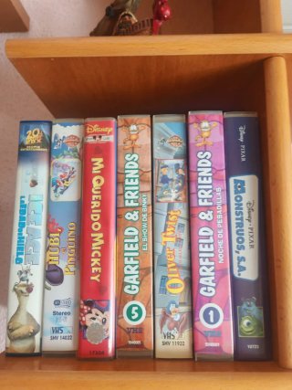 Lote 7 Películas VHS Disney y Clásicos