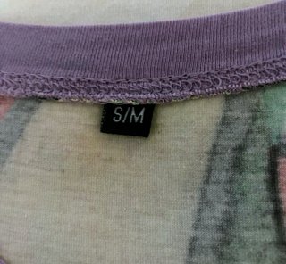 Camiseta fashion multicolor T/S-M