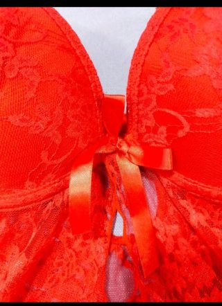 Babydoll Esmara Pizzo Rosso