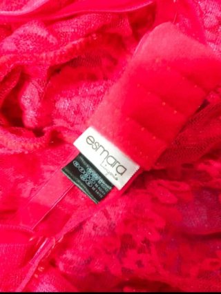 Babydoll Esmara Pizzo Rosso