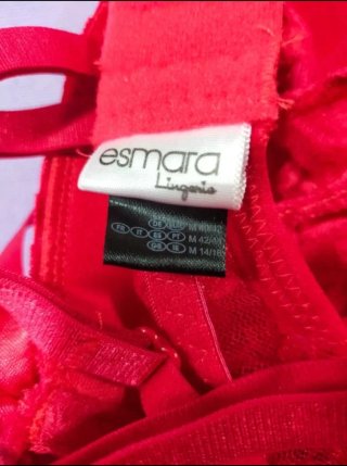 Babydoll Esmara Pizzo Rosso