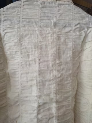 Camisa manga corta hombre beige talla 42