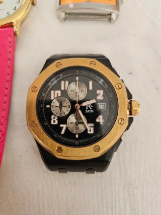 Lotto Orologi Vintage Q&Q Arancio Rosa