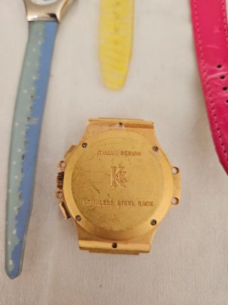 Lotto Orologi Vintage Q&Q Arancio Rosa