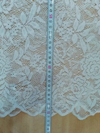 Camiseta nadadora encaje beige talla M