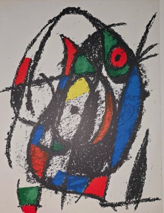 Joan Miró. Litografia original IV 1972 Maeght