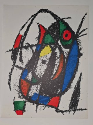 Joan Miró. Litografia original IV 1972 Maeght
