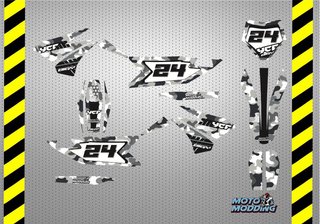 Kit pegatinas pitbike ycf bigy 150 2022-2025