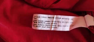 Camisa ZARA Roja Talla XS