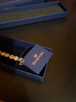 Pulsera Swarovski Dorada