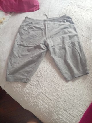 Bermudas gris lefties mujer