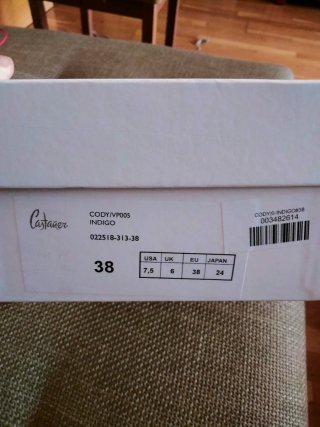 Sandalias Castañer Azul y Blanco