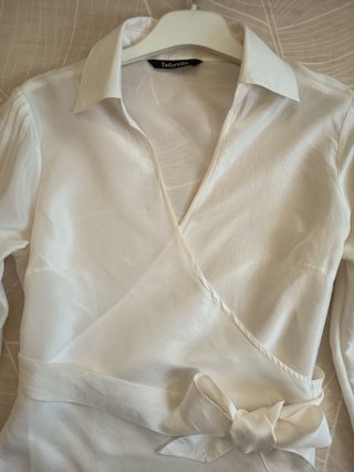Blusa Tintoretto 100% Seda Cruzada Lazada S / 36