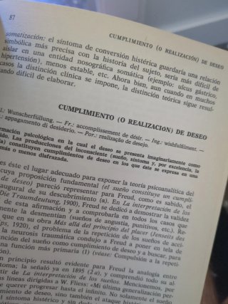 Diccionario de psicoanálisis