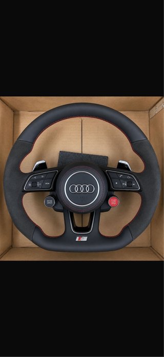 Volante Audi RS Negro/Rojo