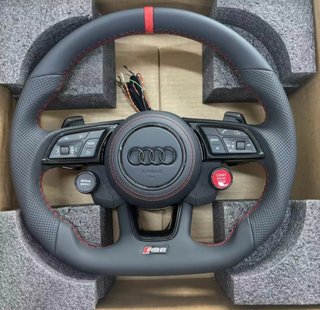 Volante Audi RS Negro/Rojo