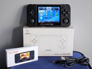 Consola Anbernic RG350P Negra