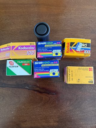 7 carretes de fotos caducados
