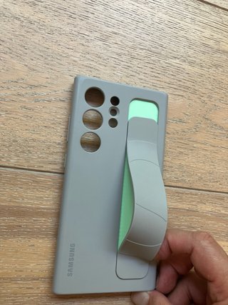 Funda Samsung Gris con Soporte