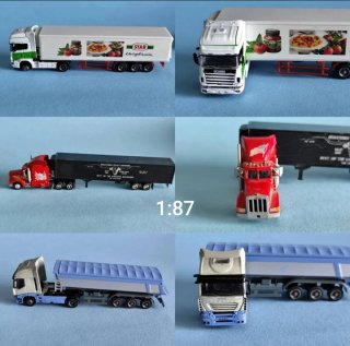 Lotto modellini auto e camion
