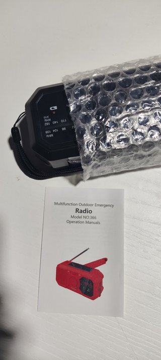 Radio de Emergencia Multifunción negro